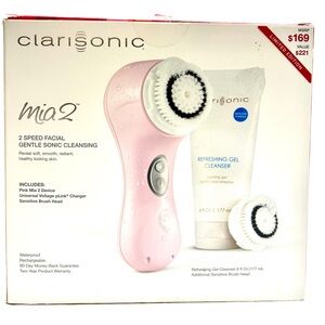 Clarisonic Mia 2 Speed Facial Gentle Sonic Cleansing